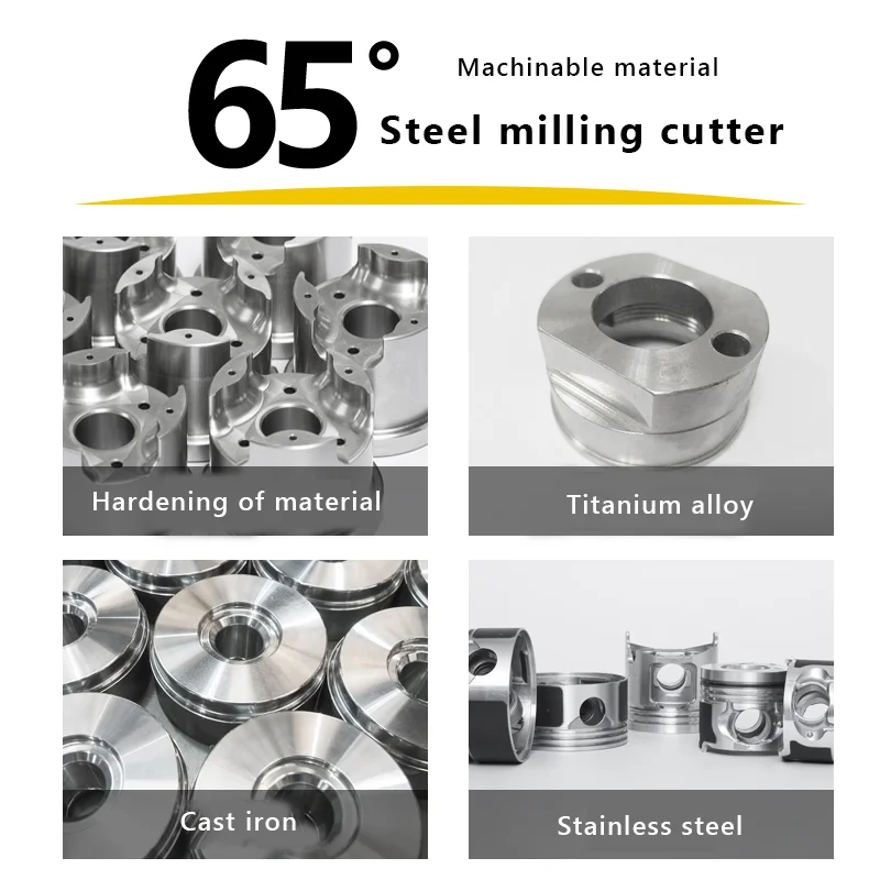 Tungsten carbide Corner Radius End Mill HRC65 R0.2 R0.5 R1 4 Flutes Metal Router Tool Surface Machining CNC R Bullnose Cutter |