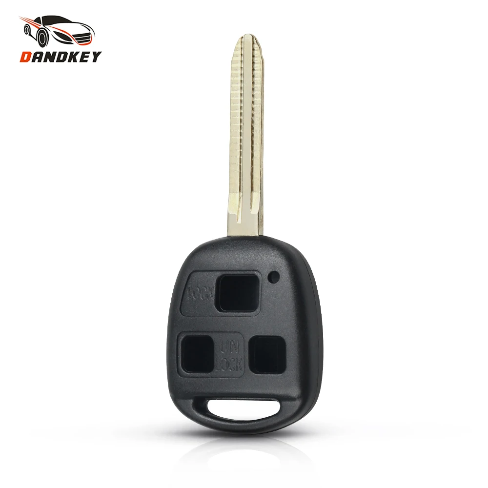 Чехол брелок Dandkey с 3 кнопками для TOYOTA FJ/Land Cruiser Camry TOY43|case for|case casecase for keys |