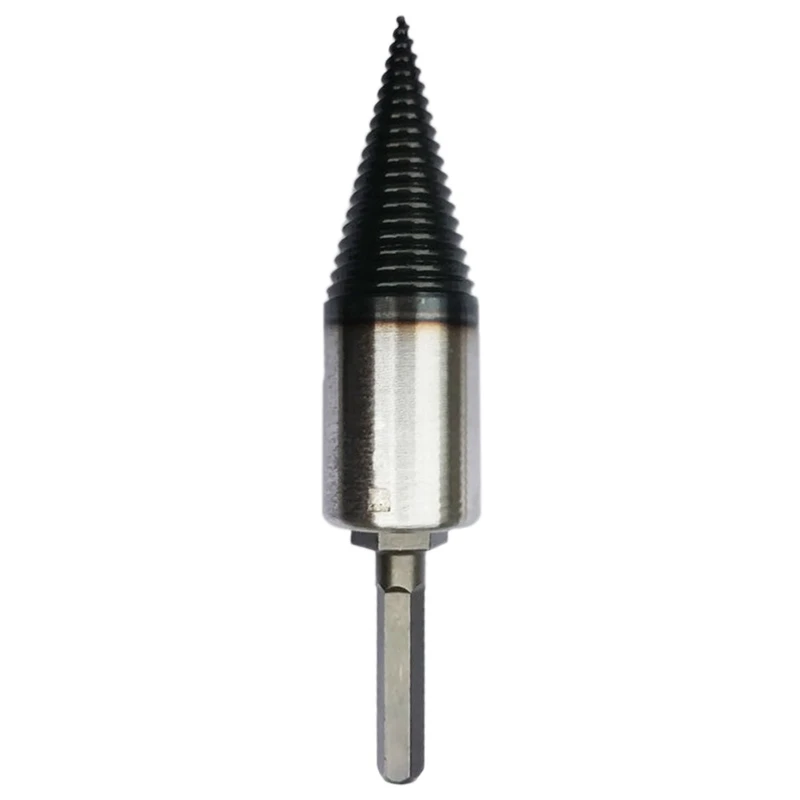 

Screw Splitting Cone Twist Firewood Drill Bit Wood Splitter U Anti-Skid Thread