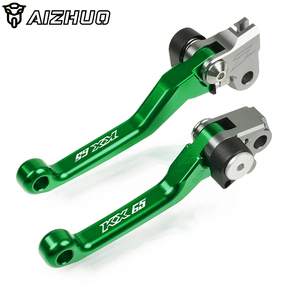Для KAWASAKI KX65 KX 65 2000 2018 рычаги поворотного тормоза для мотоцикла с ЧПУ Рычаги