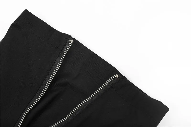 

Original Retro Zipper Wide Leg Casual Trousers Men and Women Harajuku Elastic Waist Loose Cargo Pants Hip Hop Baggy Overalls