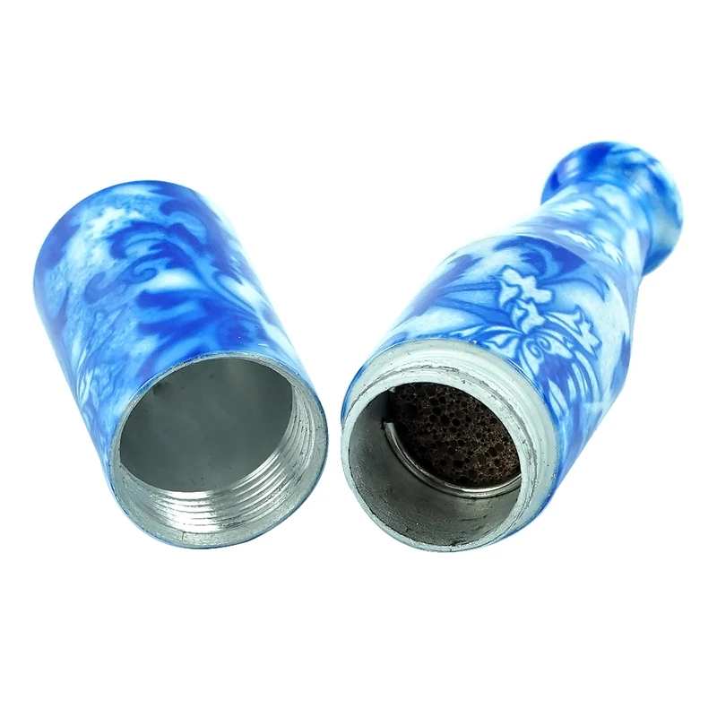 Металлический курительный дозатор 80 мм * 17 курительная мини трубка для курения