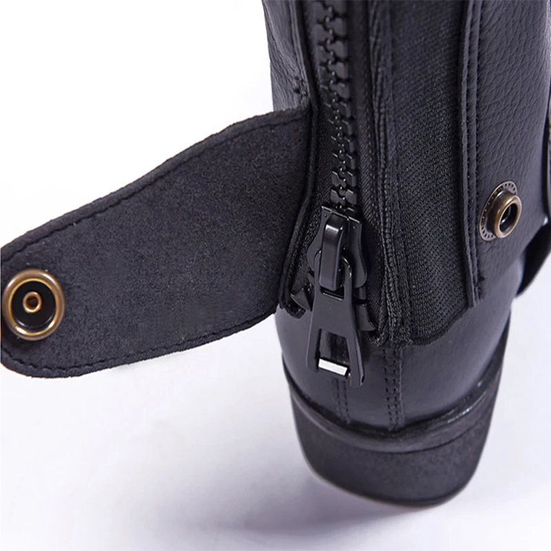 

Equestrian supplies equestrian leg guards texture super cowhide riding Leggings men's and women's Knight's foot cover chaps