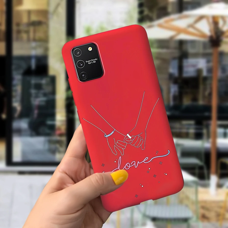 Чехол для Samsung Galaxy s10 lite чехол карамельного цвета из ТПУ силиконовая Мягкая задняя