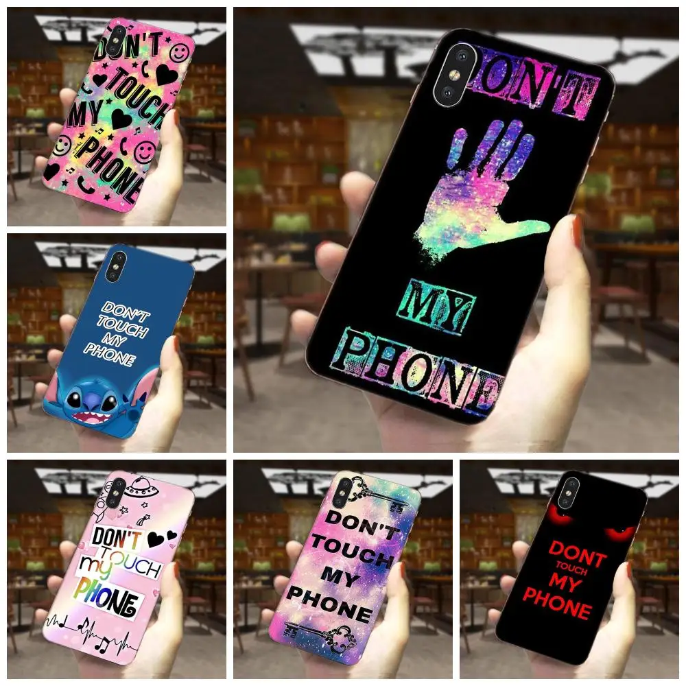 Роскошный протектор чехол для телефона Don't Touch My sony Xperia Z Z1 Z2 Z3 Z4 Z5 compact Mini M2 M4 M5 T3 E3