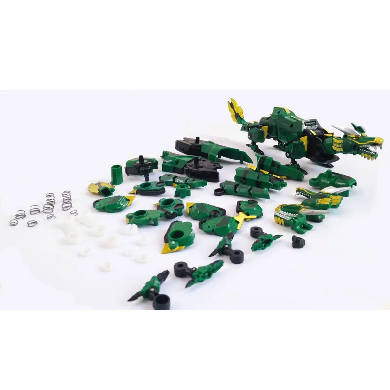 Собранный Динозавр из сплава 5 в 1 механическая модель игрушки фигурка металла