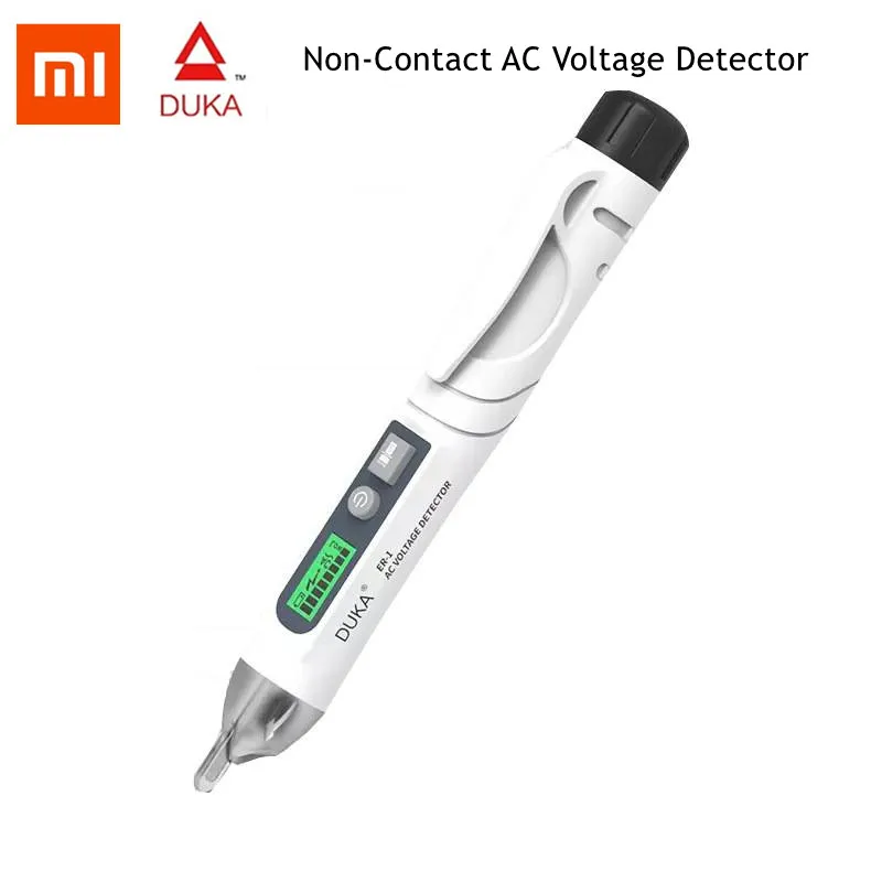 

New DUKA Smart Non-Contact AC Power Outlet Voltage Detector Pen Sensor Electric Indicator Leakage Line Breakpoint Test Safe