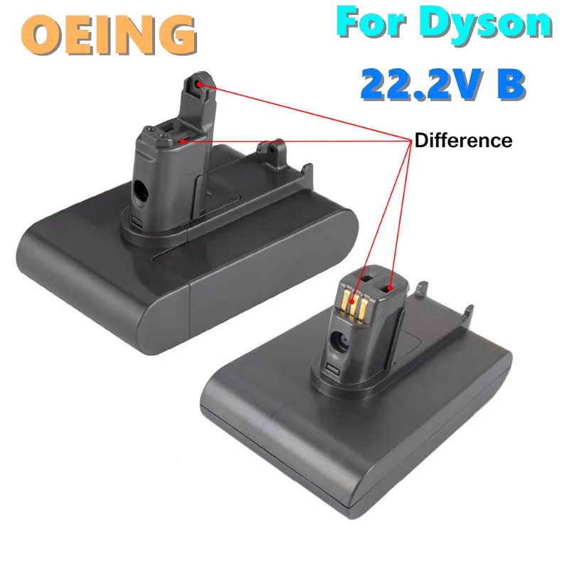 

Dyson 22.2V 12800mAh Fit TypeA or B Li-ion Vacuum Battery for Dyson DC35 DC45 DC31 DC34 DC44,DC31 Animal, DC35 Animal & 12.8Ah