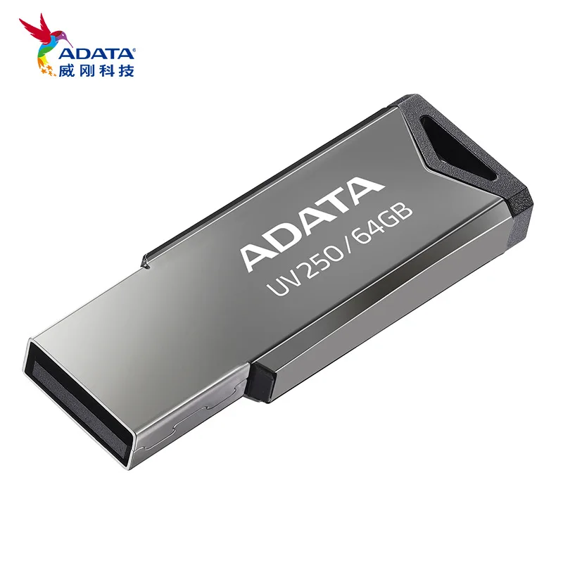 

Новые ADATA 16 ГБ, 32 ГБ, 64 ГБ, автомобильный динамик, офисный Металлический Высокоскоростной U-диск с шифрованием и защитой от падения