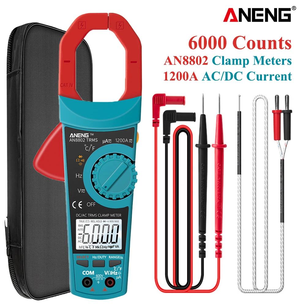 ANENG AN8802 профисионал мультиметр цифровой clamp meter струбцина столярная тестер