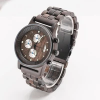 watches mens watches wooden band quartz wristwatch chronograph clock male high quality sports watch relogio masculino gwt 03