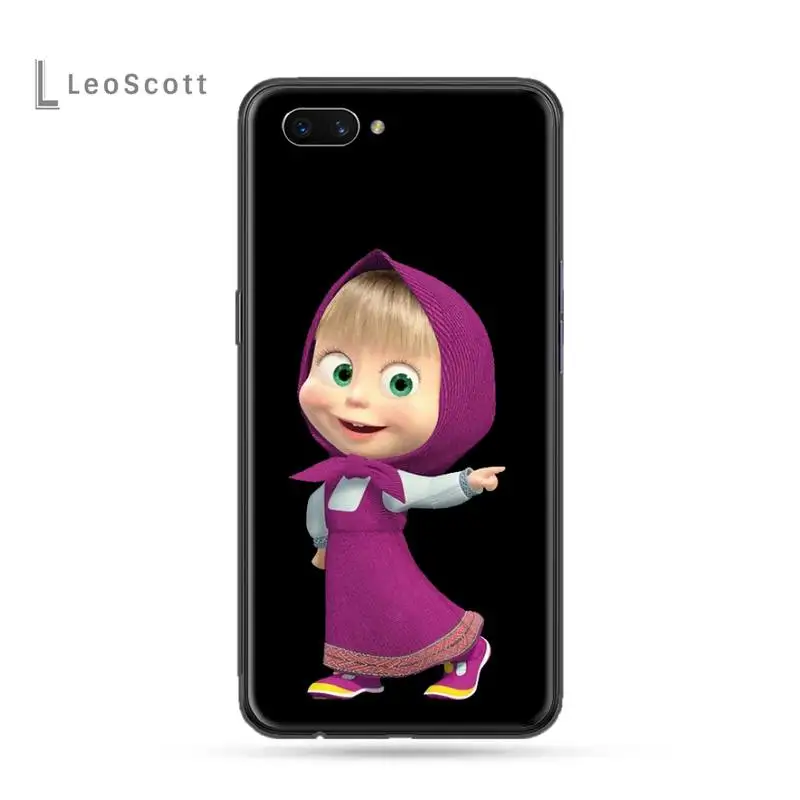 

Funny little girl cute animal Phone Cases For OPPO F 1S 7 9 K1 A77 F3 RENO F11 A5 A9 2020 A73S R15 REALME PRO cover funda coque