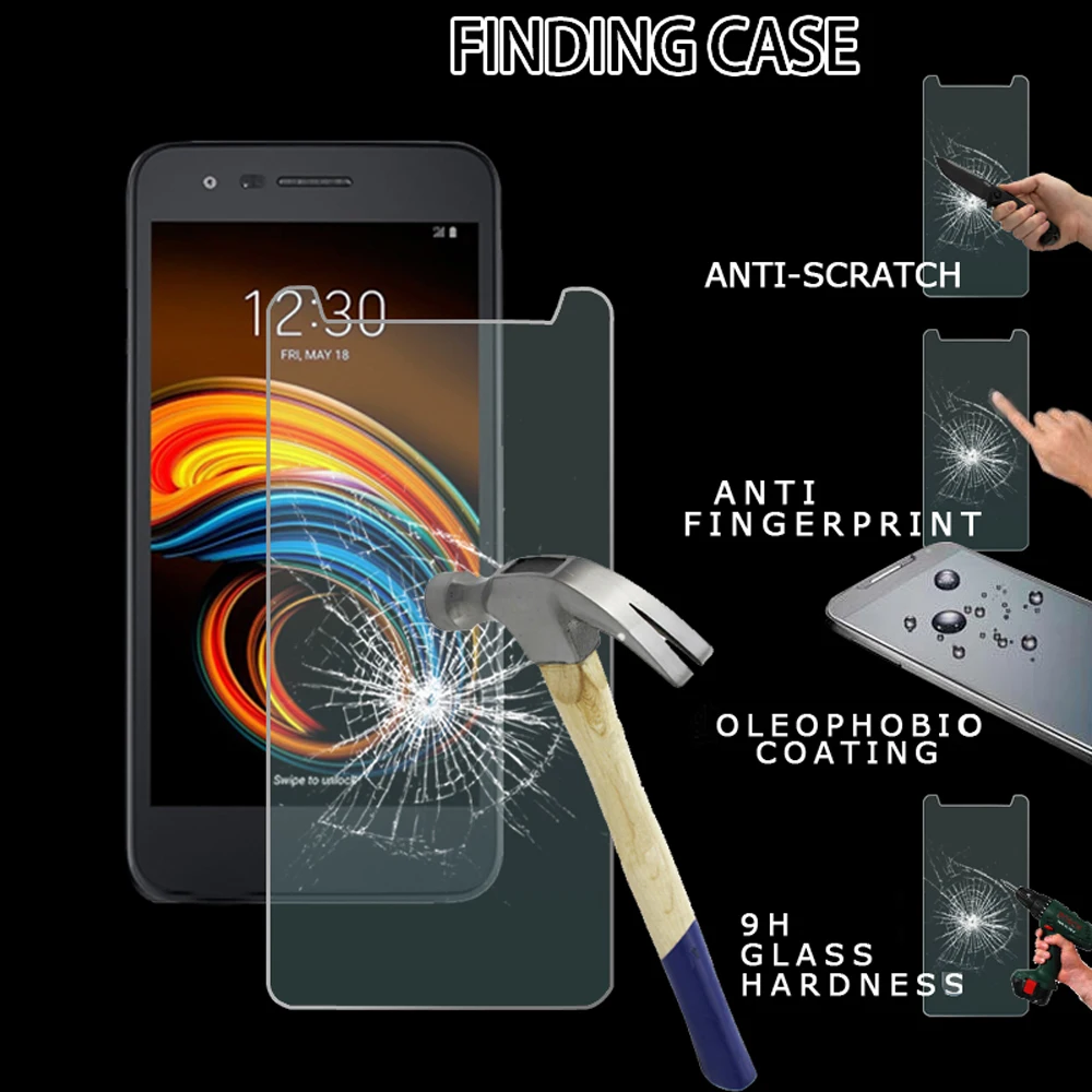 1/4 шт закаленное стекло Взрывозащищенная защитная пленка для LG K8/K8S/K10/K30/Phoenix 3/4/Rebel