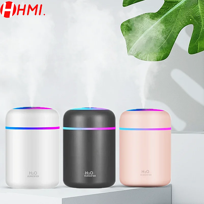 Portable Humidifier  USB Ultrasonic Colorful Cup Aroma Diffuser Cool Mist Maker Purifier With Light For Xiaomi mini