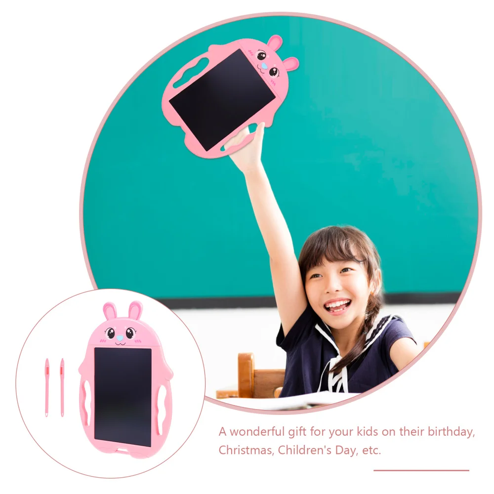 

Inch LCD Writing Tablet Drawing Board with Pens and Templates Kids Toys Gift