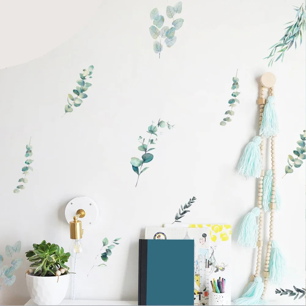 6 шт./компл. ПВХ самоклеющиеся наклейки на стену настенные украшения креативные