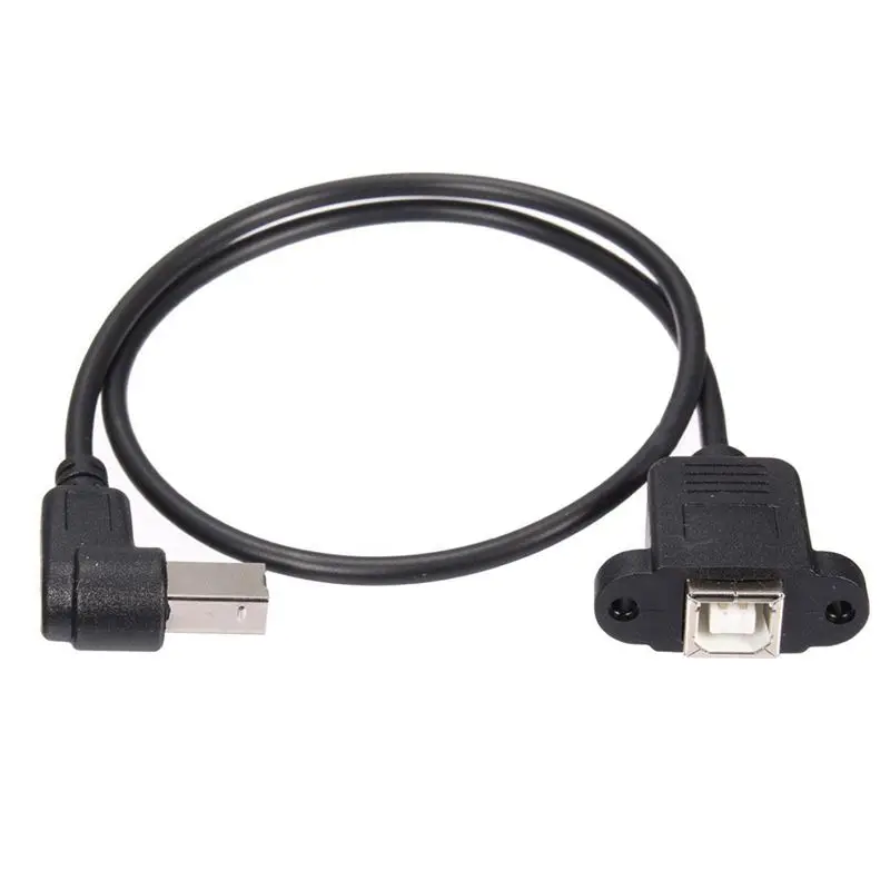 USB 2 0 B папа к гнездо принтера Панель Крепления Удлинительный кабель 50 см |