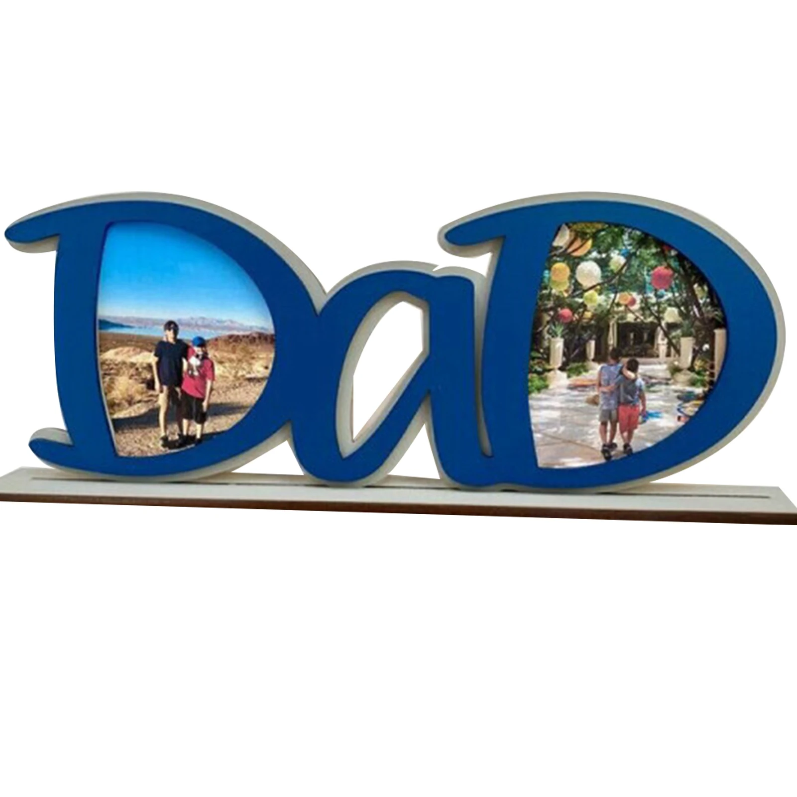 Фоторамка для папы держатель фотографий подарок на день отца креативное