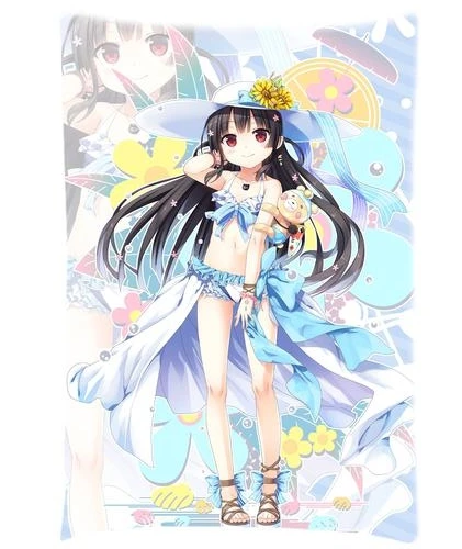 S18 Аниме CURA Maitetsu Подушка Чехол персонажей Hachiroku Чехлы Fukami современный пользовательские молнии Прямоугольник Подушка Чехол - Цвет: S18