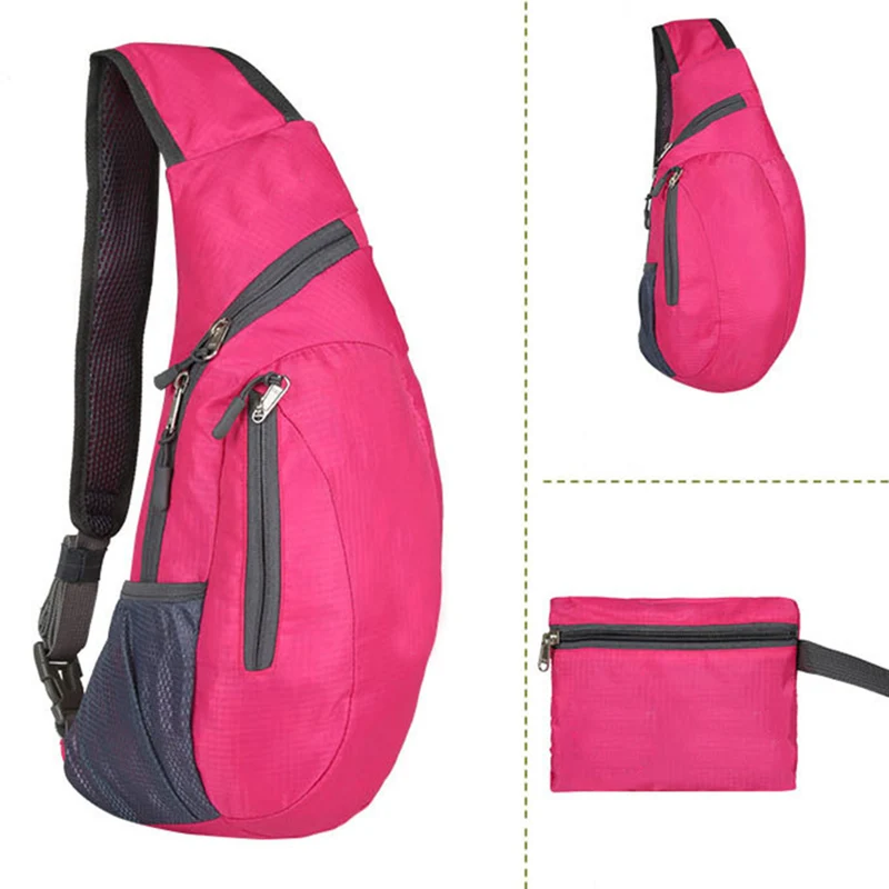 сумка через плечо мужская Crossbody Bag Men Chest Bags Foldable Waterproof Shoulder Bag Daily Travel Backpack сумка раскладная