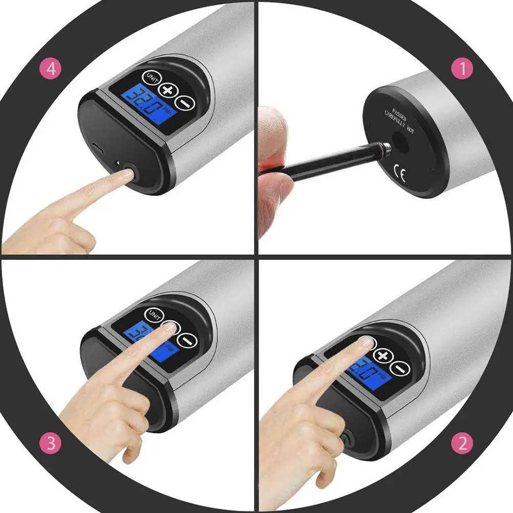 Компрессор для насос автомобильных покрышек Mini Беспроводной автомобильный