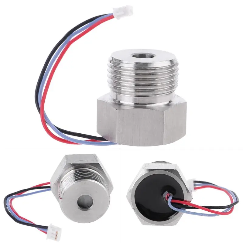 

G1/2 Flat Mode Pressure Transmitter 0-10/30/100/300/600bar Input 5V output 0.5~4.5V DC Film Transducer Sensor