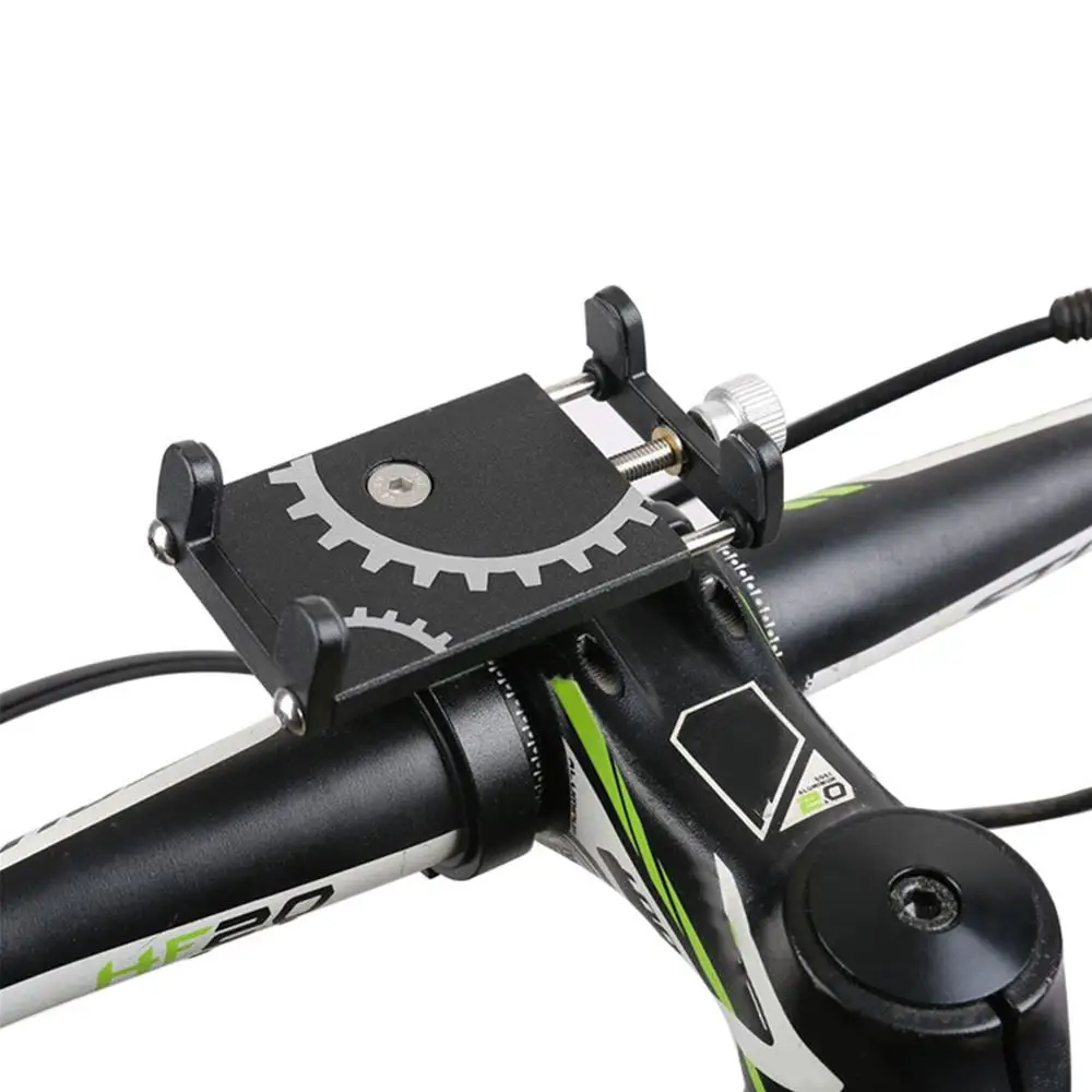

2019 New Aluminium Alloy Bike Phone Holder Bike Handlebar Clip Stand GPS Mount Bracket Dropshipping