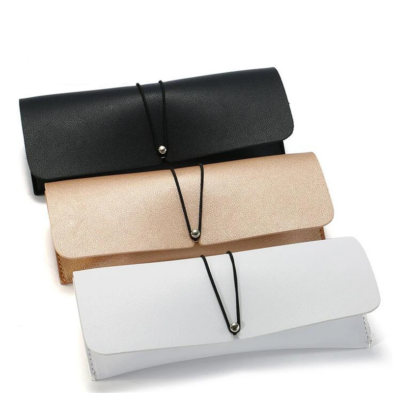 

PU Leather Glasses Case Cover Sunglasses Glasses Holder Box Eyeglasses Solid Storage Portable Glasses Pouch Bag High Quality