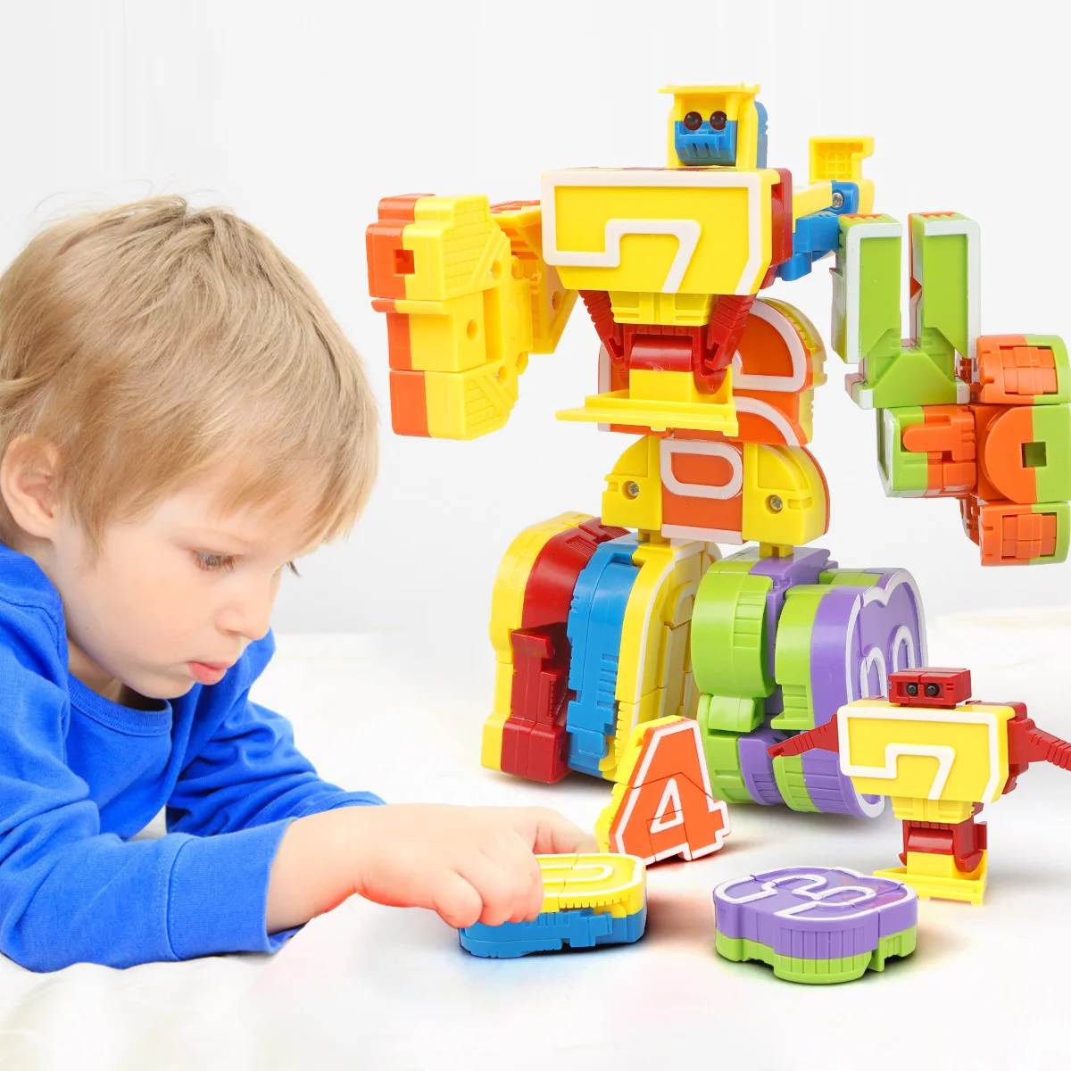 Волшебные цифры креативные блоки сборка обучающих блоков экшн-фигурка