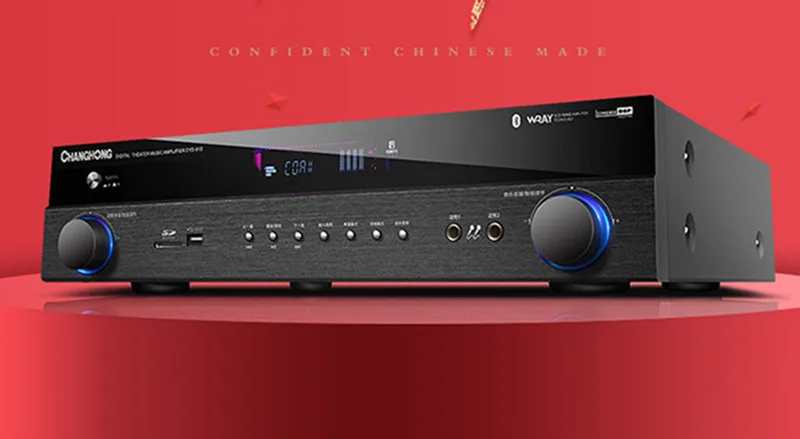 C12 AV усилитель 5,1 канал 900 Вт HD HDMI-ARC Bluetooth караоке волокно коаксиальный APE без потерь HIFI двойной микрофон USB усилитель