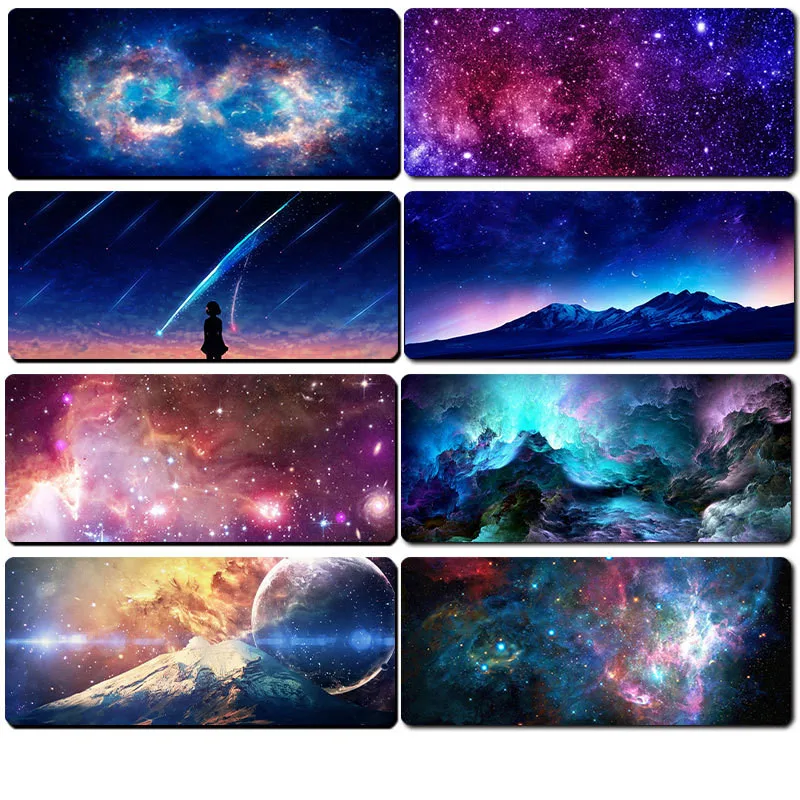 

Space Night Art Custom Mouse Pad Mat Gaming Keyboard Mousepad XL Game Customized Personalized Mouse Pad for Office Computer Desk