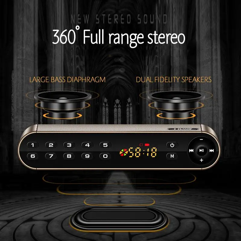 3D стереоколонка Q8 портативная bluetooth-колонка новая модная Беспроводная колонка