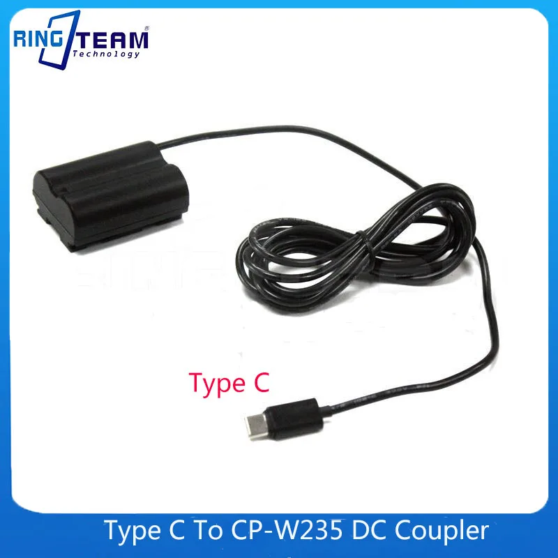 PD/QC3.0 к NP-W235 фиктивный аккумулятор CP-W235 соединитель постоянного тока для цифровых