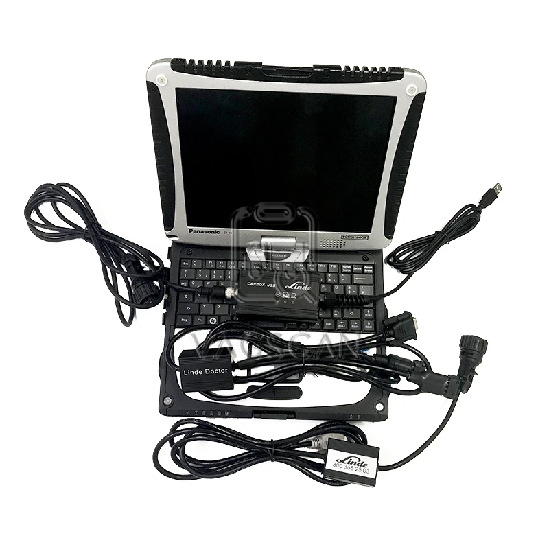 Диагностический инструмент для вилочного погрузчика Linde canbox с JUDIT 4