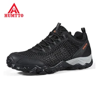 humtto outdoor mens sneakers breathable light high quality couples casual shoes man non slip wear resistant lace up men shoes