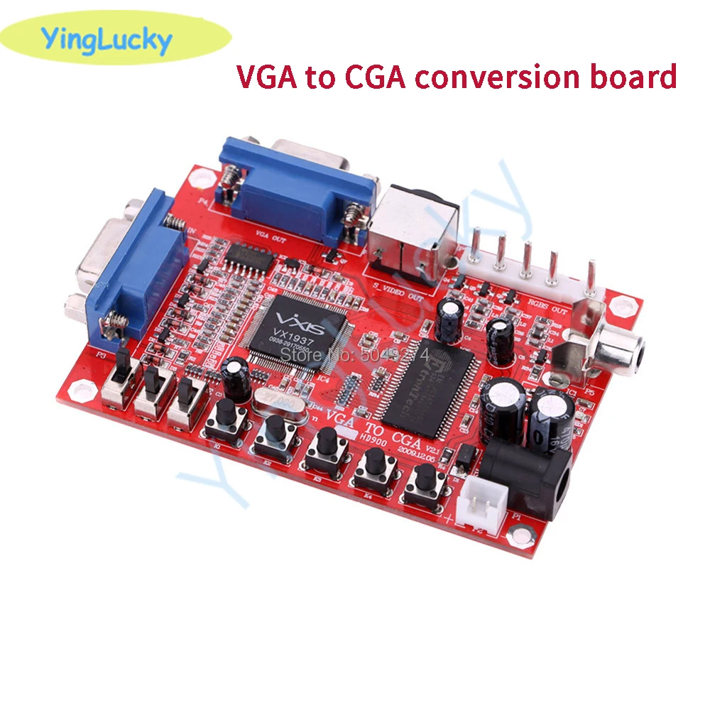 VGA в RGBS конверсионная плата AV видео конвертер CRT монитор доска для аркадной игры