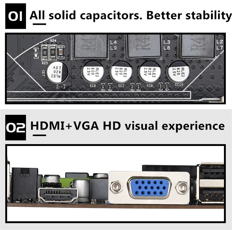 Материнская плата H61 с процессором I5 1155 LGA 2500 8 ГБ макс. 1600 МГц | Компьютеры и офис
