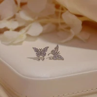 changyi 2021 trend women jewelry earrings exquisite party earrings shiny butterfly earrings for lady best gift