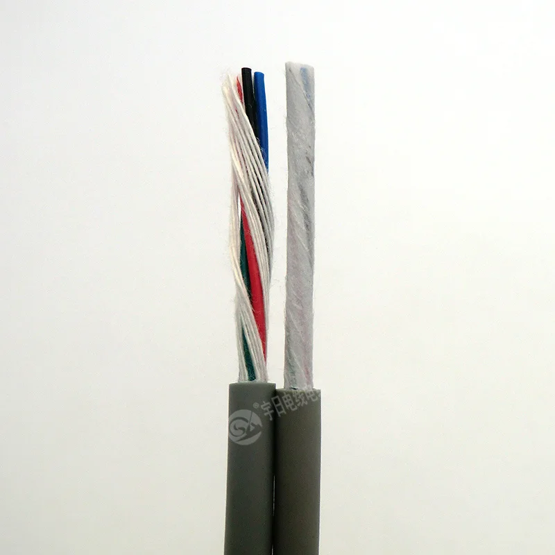 Фрикцион фрикционов ультра гибкий 4 жильный 0 2 3 мм² серый буксирный кабель 1 м (24