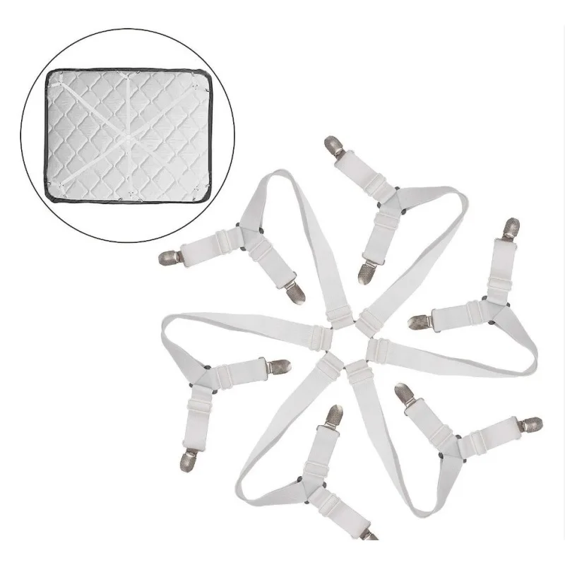 Зажимы для простыней застежки 3 способа 6 сторон подтяжки Эластичные зажимы