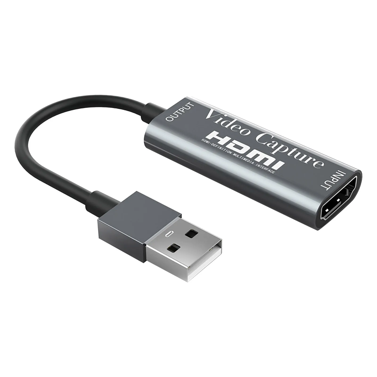 HDMI-USB 2 0 Карта видеозахвата 1080P HD-рекордер Адаптер для игр/видео прямой трансляции