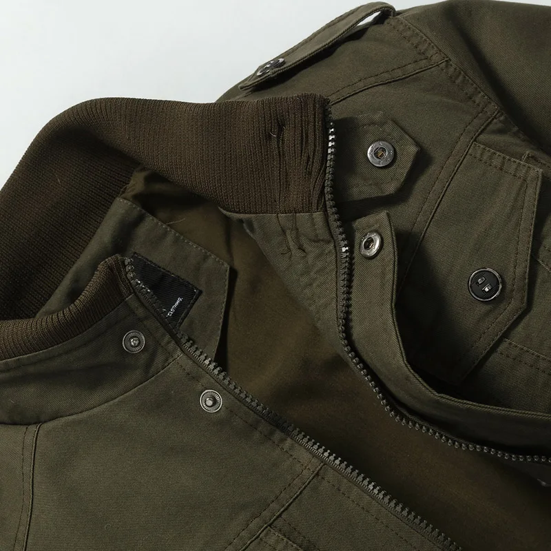 

Winter Autumn Bomber Jacket Men Stand Collar Army Military Pilot Flight Jackets Mens Tactical Air Force Jacket Plus Size M-6XL
