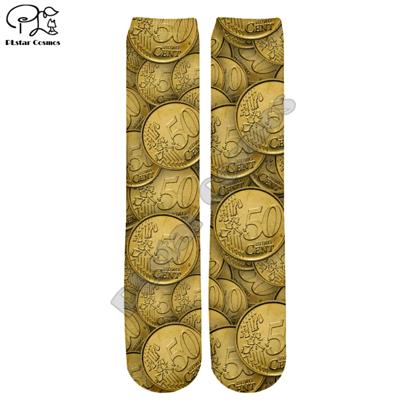 Новейшая модель 3D печатных долларов Носки деньги с изображением забавных милых