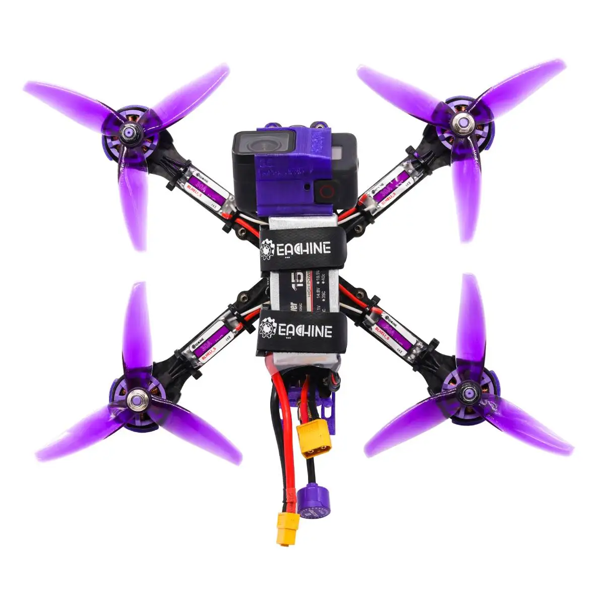 Günstig Eachine Wizard X220 V2 5 Zoll 4S FPV Racing Drone RTF Flysky FS-i6X Sender FOXEER Pfeil Micro Pro Cam F405 DUAL BEC Eders