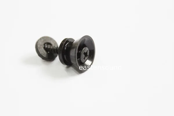 Черные подтяжки для гитары из чистой меди Пряжка/ремешок кнопки/подтяжки