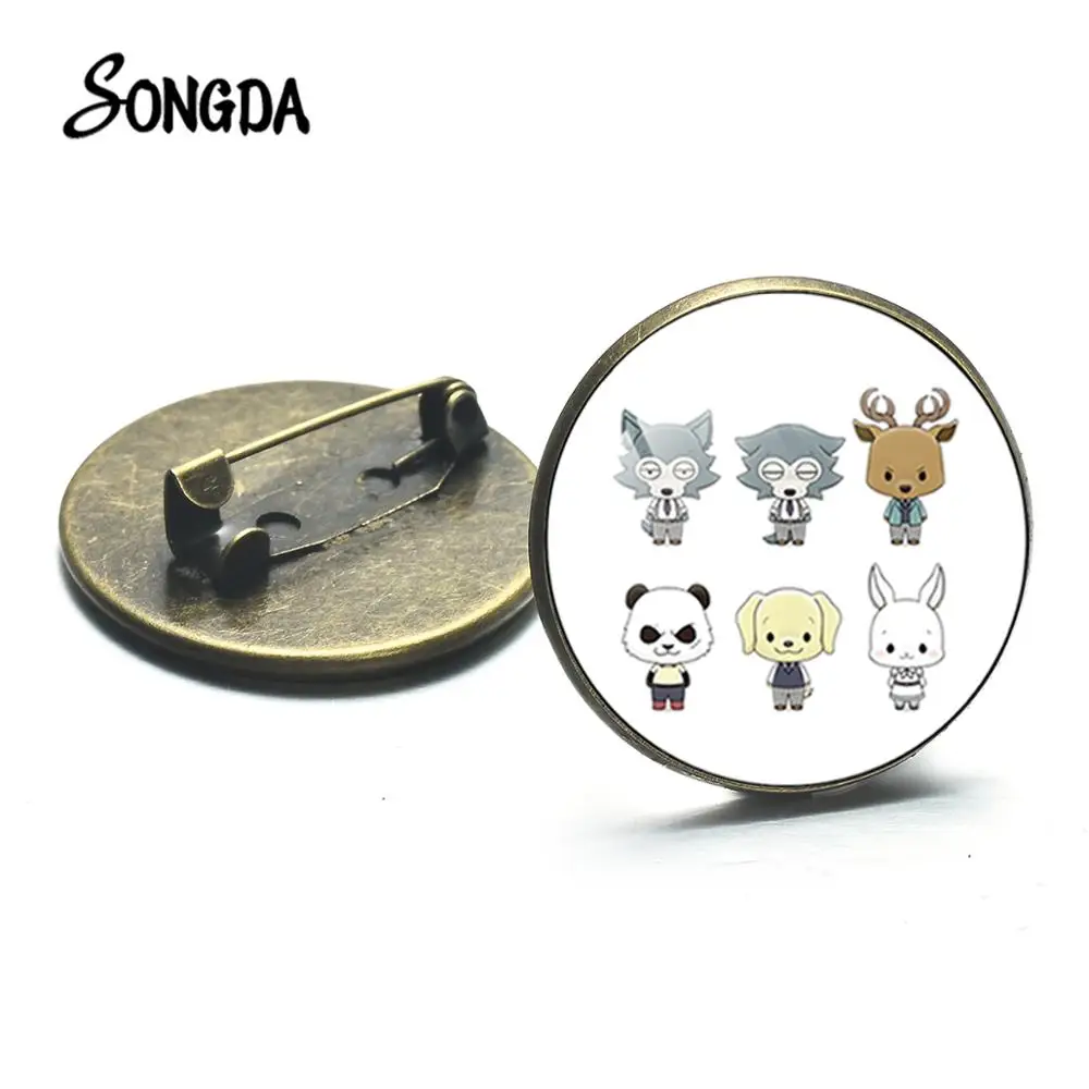 Аниме BEASTARS металлические бронзовые значки значок из мультфильма Legosi Louis Хару
