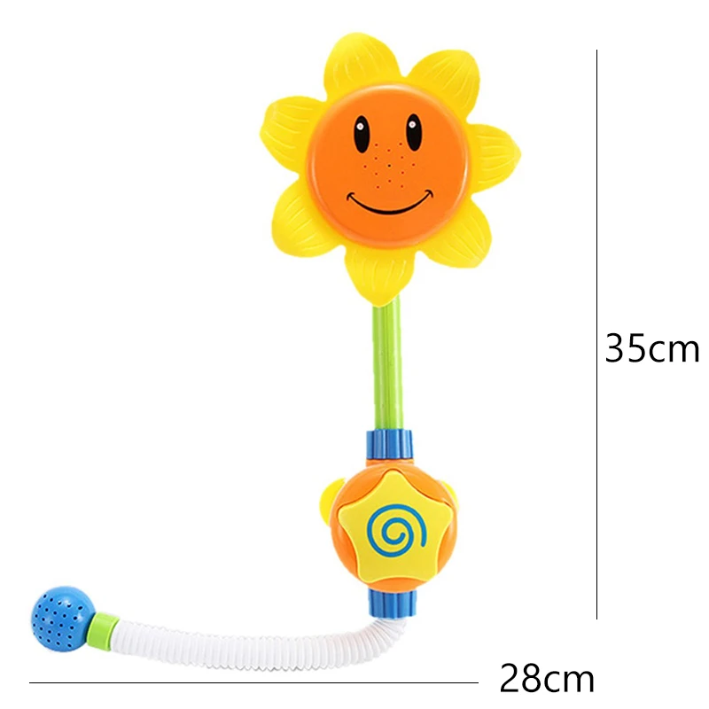 

Baby Bath Toys Sunflower Spray Water Shower Children Water Bath Toys Bathtub Spray Water Swimming Toys Summer Fun Classic Toys
