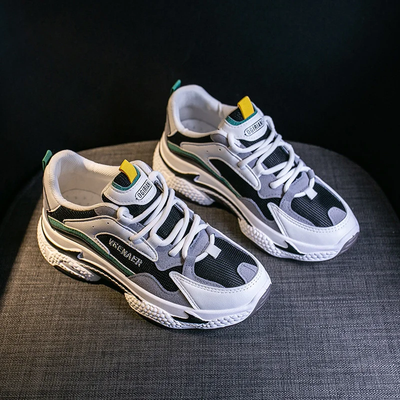 

Running Shoes 2021 spring new net red sports father Korean women's thick soled casual and fashionable shoes 1867