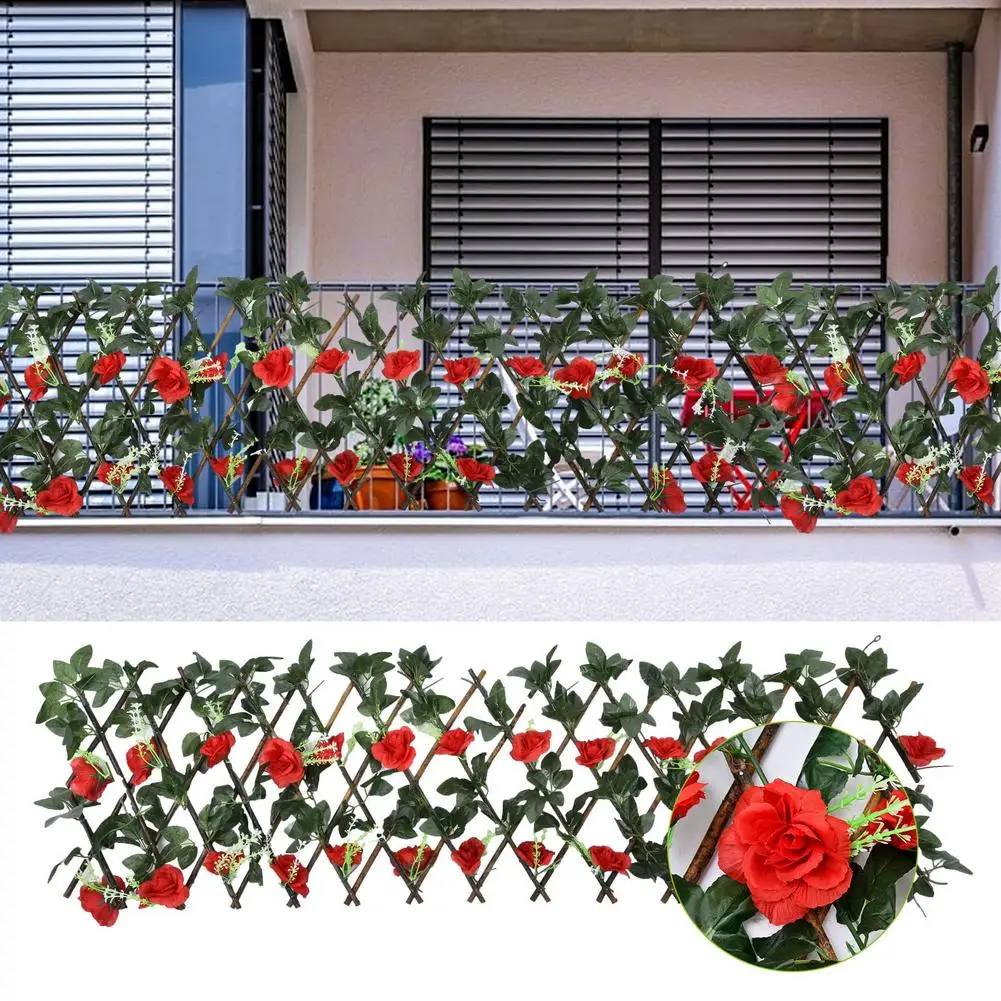

Expandable Fence Privacy Screen Faux Ivy Fence Panel Home Decor