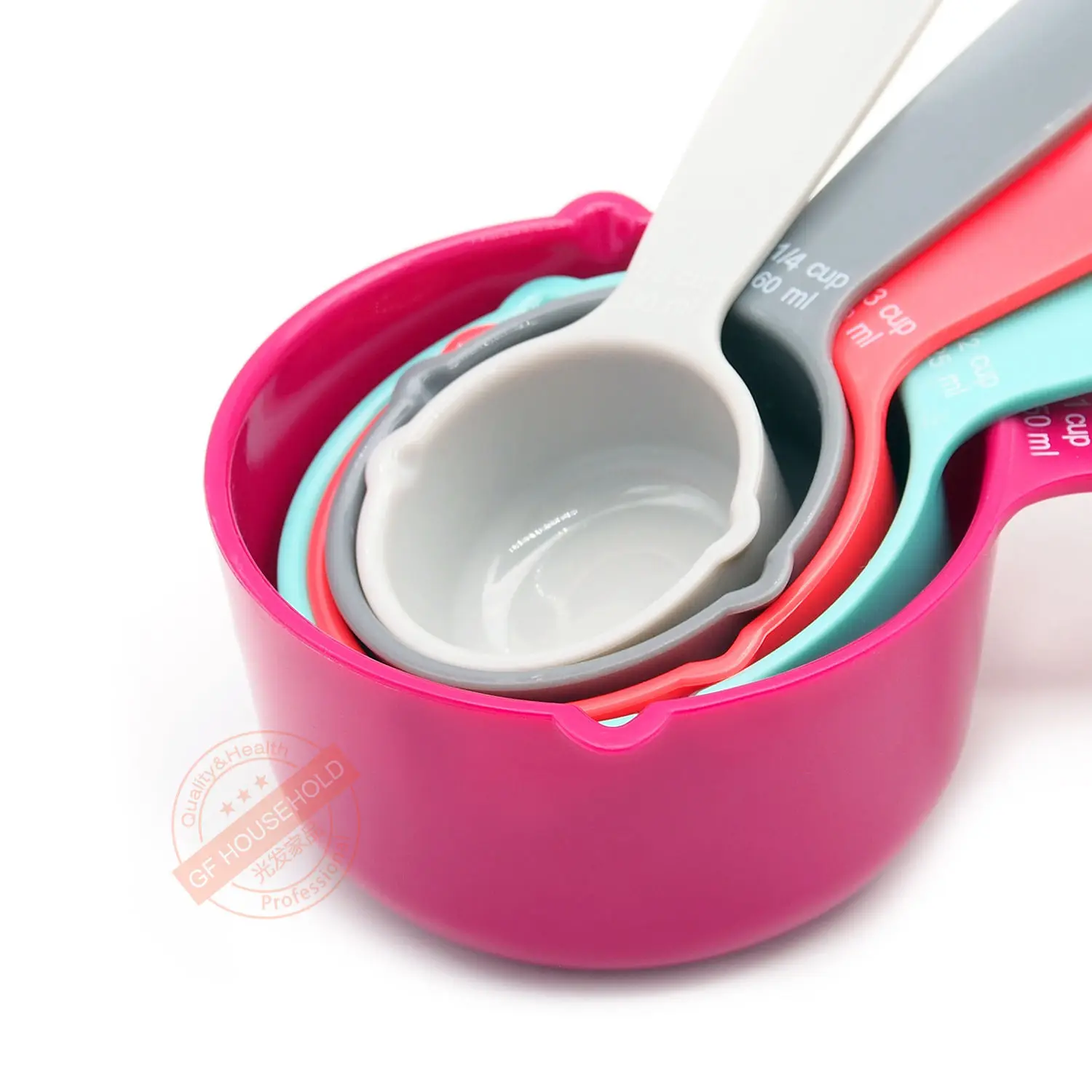 

Baking Home Kitchen Measuring Spoon Milk Powder Plastic Cup Engraving Weighing Scale Small Spice Spoons with Scale